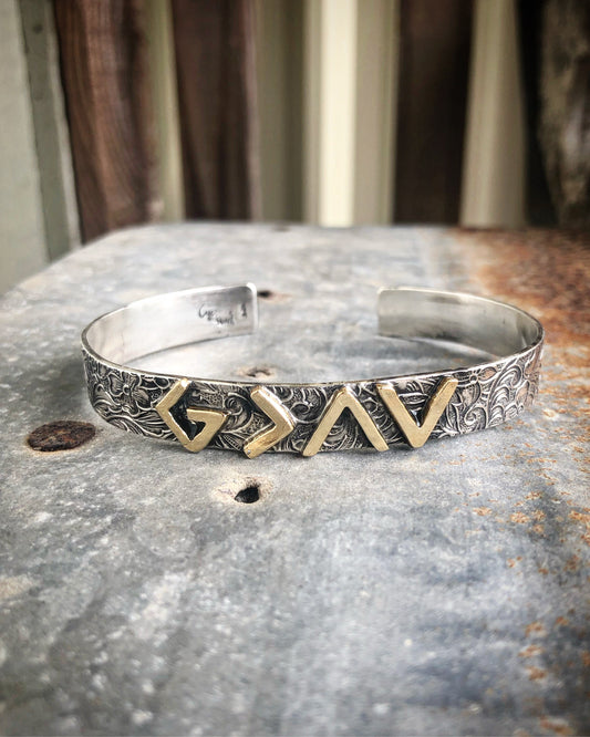 God is Bigger cuff